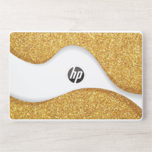 Golden Glitter HP Laptop skin 15t/15z