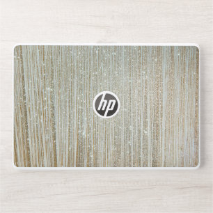 Golden Glitter Marbel HP Laptop skin 15t/15