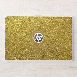 Golden Glitter Marbel HP Laptop skin 15t/15z