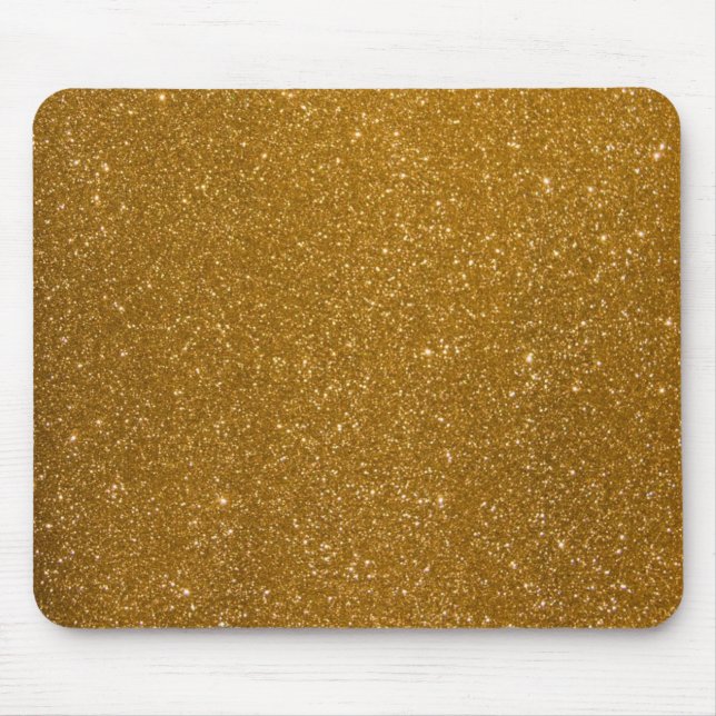Golden glitter mouse pad (Front)