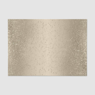 Golden Glitter on Gradient Background  Tissue Paper