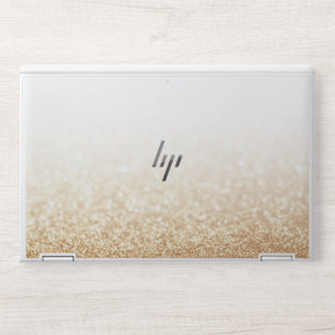 Golden glittered HP EliteBook X360 1040 G5/G6 HP Laptop Skin