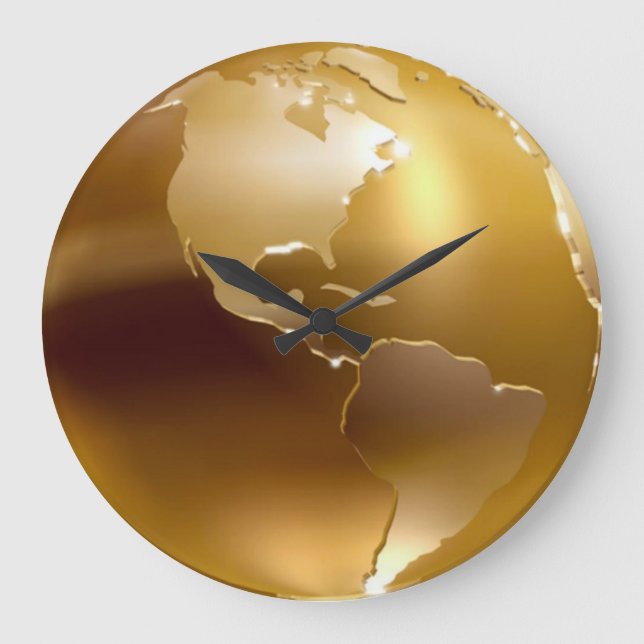 Golden Globe Wall Clock (Front)