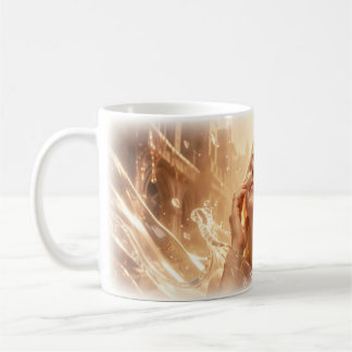 Golden Glow Bliss Liquid Light Woman Mug