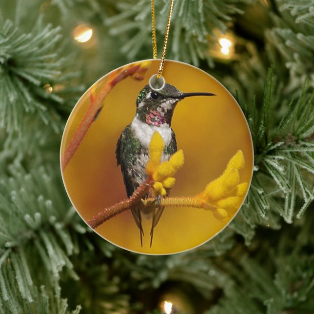 Golden Glow Ceramic Ornament (Tree)