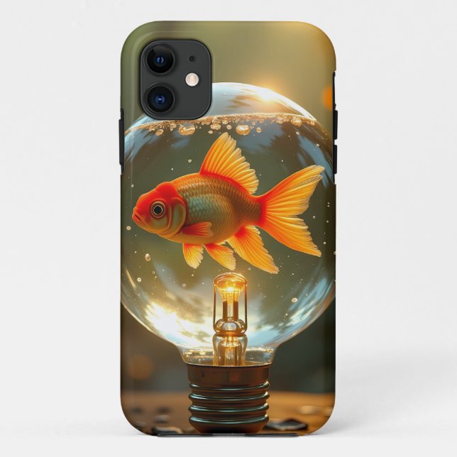 Golden Glow Dreamfish Case-Mate iPhone Case (Back)