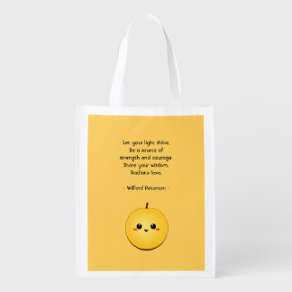 Golden Glow Kiwi Grocery Bag