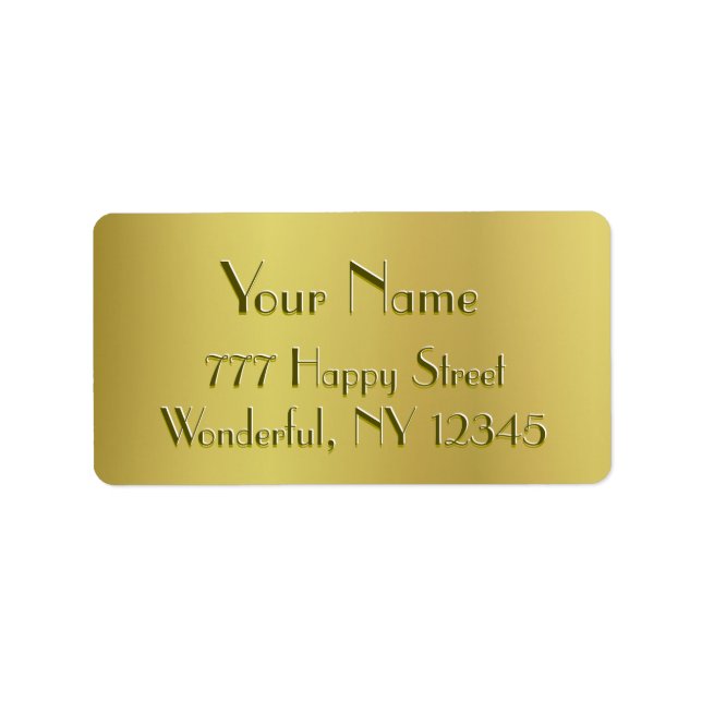 Golden Glow Label (Front)