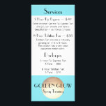 Golden Glow Rack Card<br><div class="desc">sample</div>