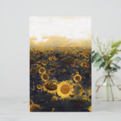 Golden Glow Sunflower Scape (Standing Front)