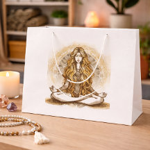 Golden Goddess Meditation Yoga Spiritual Mandala