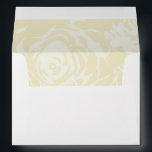 Golden Gold Blooms  Foil Invitation Envelope<br><div class="desc">A beautiful and classic envelope featuring creams and gold elements. Perfect for a formal and elegant wedding with a vintage twist.</div>