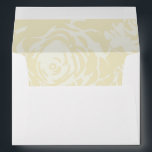Golden Gold Blooms  Foil Invitation Envelope<br><div class="desc">A beautiful and classic envelope featuring creams and gold elements. Perfect for a formal and elegant wedding with a vintage twist.</div>