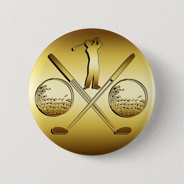 GOLDEN GOLF BUTTON (Front)
