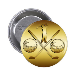 Golf Club Buttons & Pins | Zazzle