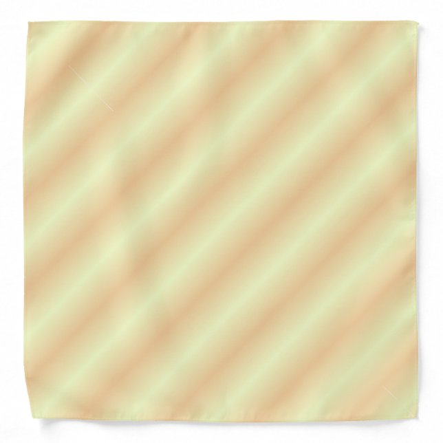 Golden Gradient Striped Bandana (Front)