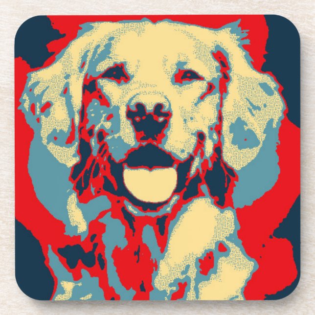 Golden Graphic Coaster Set (6) (Front)