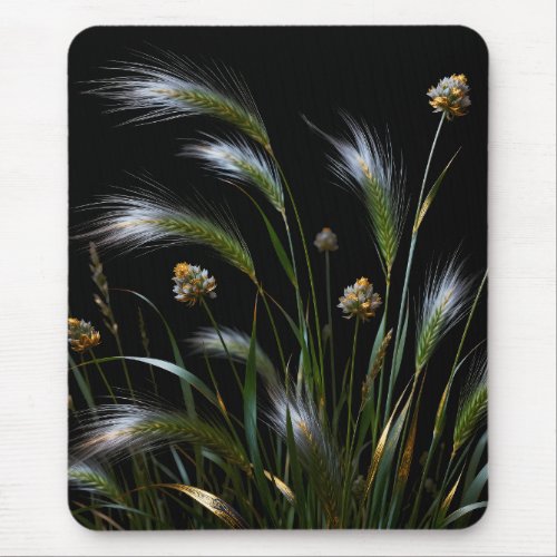 Golden Grass Mouse Pad