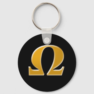 Golden Greek Omega - Symbol of Resistance Keychain