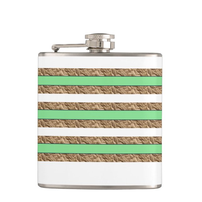 Golden Green  Flask (Front)