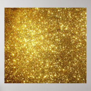 Golden grunge, high-resolution raster illustration poster