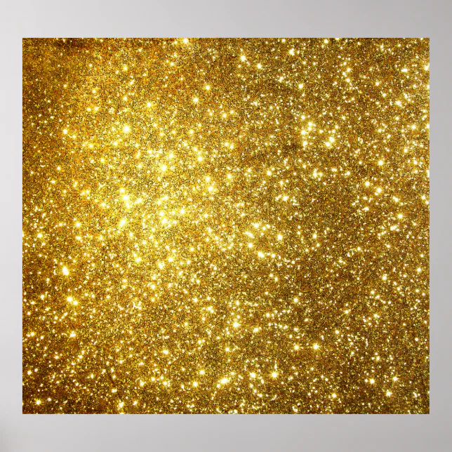Golden grunge, high-resolution raster illustration poster | Zazzle