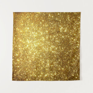 Golden grunge, high-resolution raster illustration tapestry