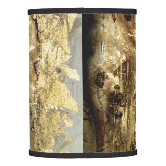 Golden grunge lamp shade (Back)