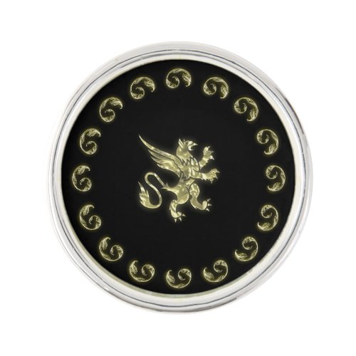 Golden Gryphon Goth Signet Pin