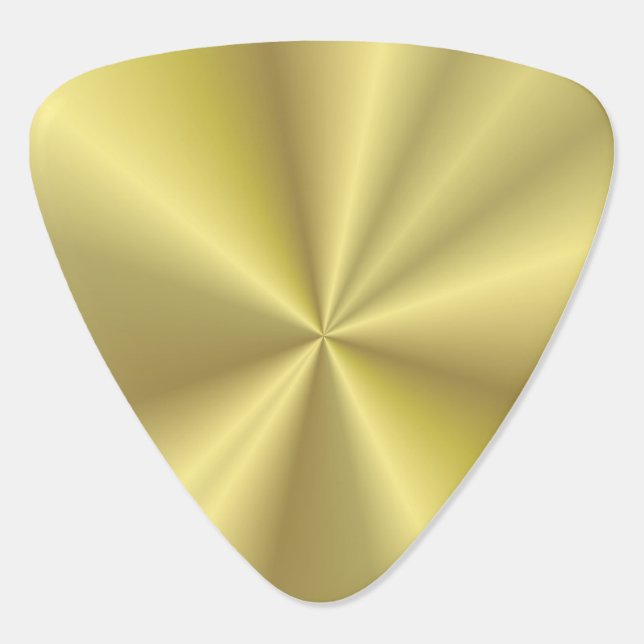 Golden  Guitar Pick (Back)