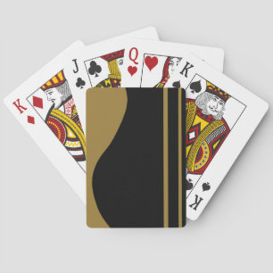 Golden Guitar Poker Cards