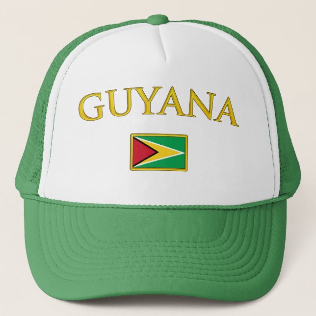 Golden Guyana Trucker Hat (Front)