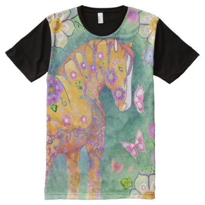 Golden Gypsy Horse All-Over-Print Shirt