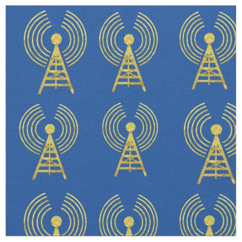 Golden Ham Radio Transmitters Fabric