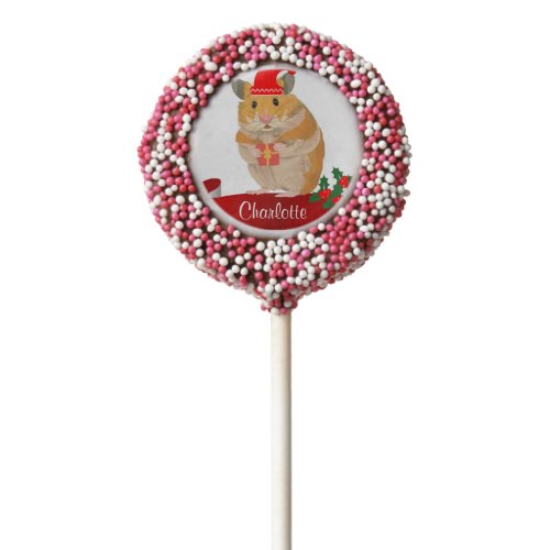  Golden Hamster Christmas    Chocolate Covered Oreo Pop