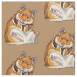golden hamster fabric
