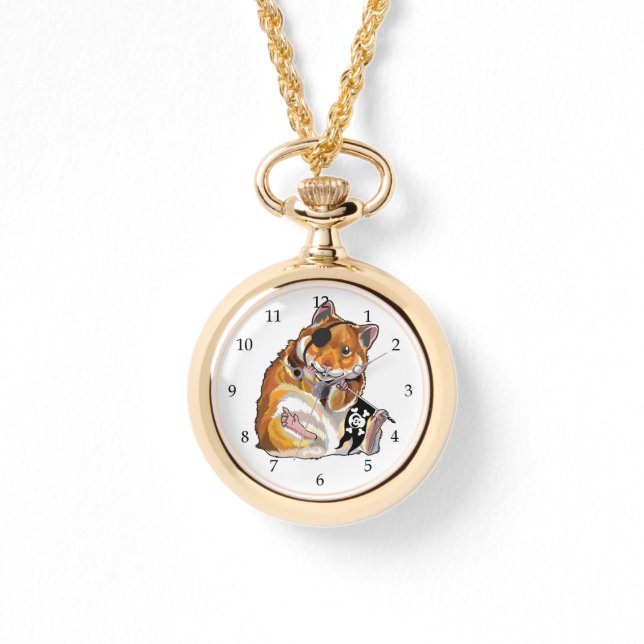 golden hamster pirate watch (Front)