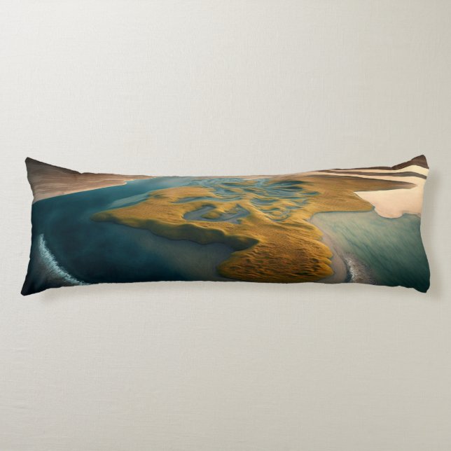 Golden Harmony Body Pillow (Front)