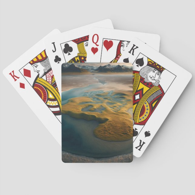 Golden Harmony Poker Cards (Back)