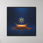 Golden Harmony – Shree Yantra’s Divine Resonance Canvas Print