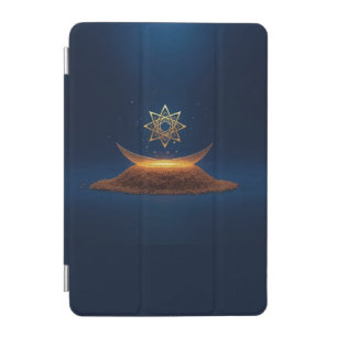 Golden Harmony – Shree Yantra’s Divine Resonance iPad Mini Cover