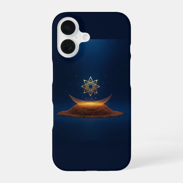 Golden Harmony – Shree Yantra’s Divine Resonance iPhone Case (Back)