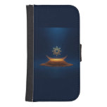 Golden Harmony – Shree Yantra’s Divine Resonance Galaxy S4 Wallet Case