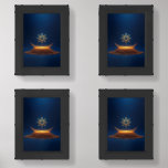 Golden Harmony – Shree Yantra’s Divine Resonance Wall Art Sets