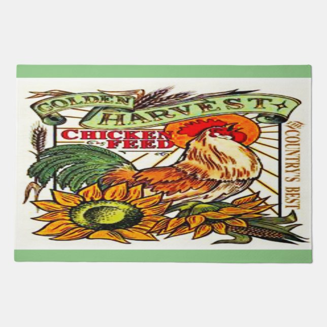 "Golden Harvest" Doormat (Front)