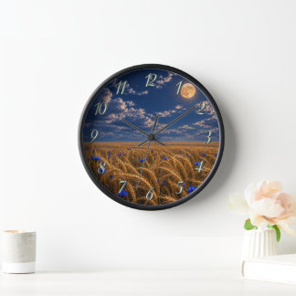 Golden Harvest Moon Clock