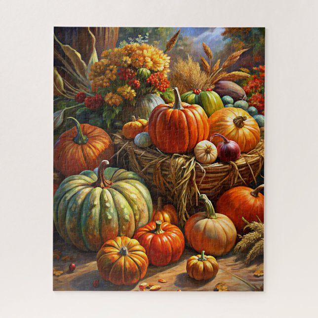 Golden Harvest Puzzle (Vertical)