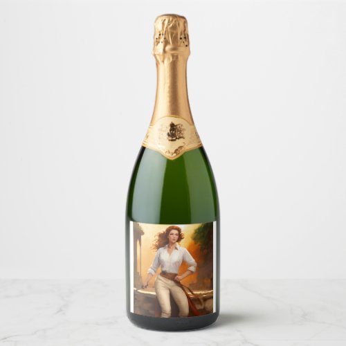 Golden Harvest Sparkling Wine Label