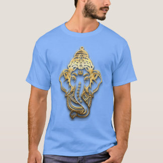 golden head lord ganesha painting boy T-Shirt