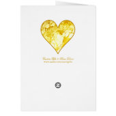 Golden Heart Cards (Back)